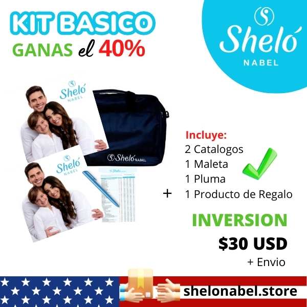 Shelo Nabel Kit Basico USA, Shelo Nabel USA, Shelo Nabel Estados Unidos, Como Vender Shelo Nabel, Shelo Nabel Amazon, herbalife